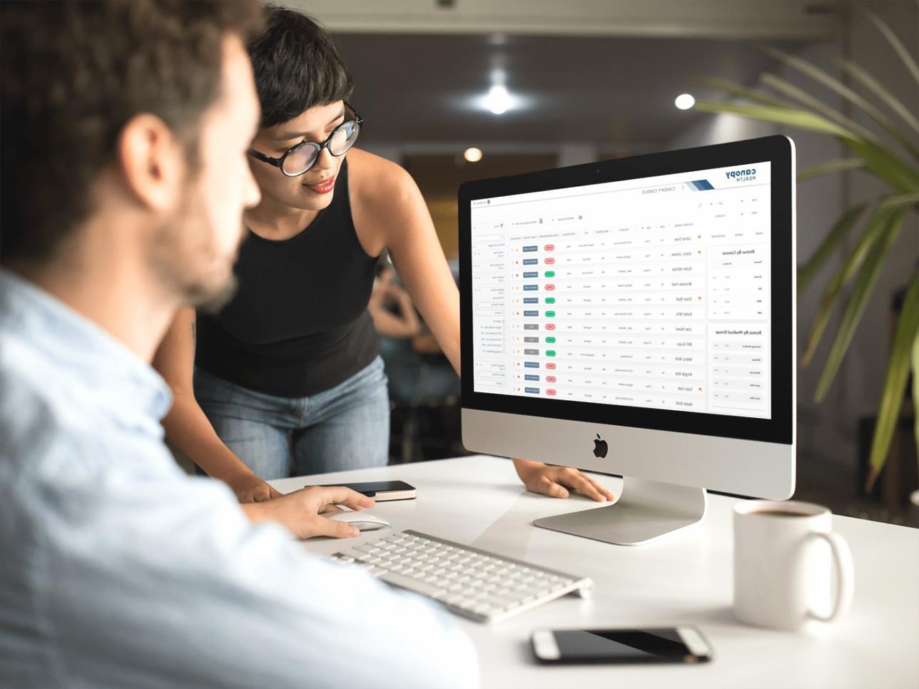 Datenanalyse-Dashboard mit SEO-Metriken